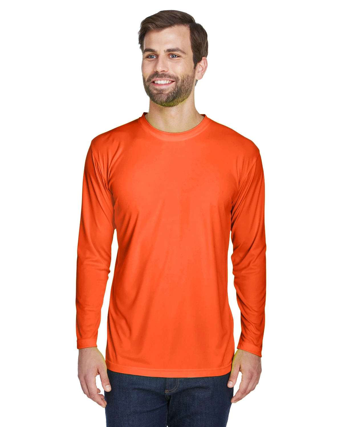Adult Unisex Cool & Dry Sport Long-Sleeve Performance Interlock T-Shirt 10 Adult Unisex Cool & Dry Sport Long-Sleeve Performance Interlock T-Shirt - Image 8