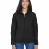 Ladies' Three-Layer Fleece Bonded Performance Soft Shell Jacket -Jiffyshirts Store 59da8176c93755