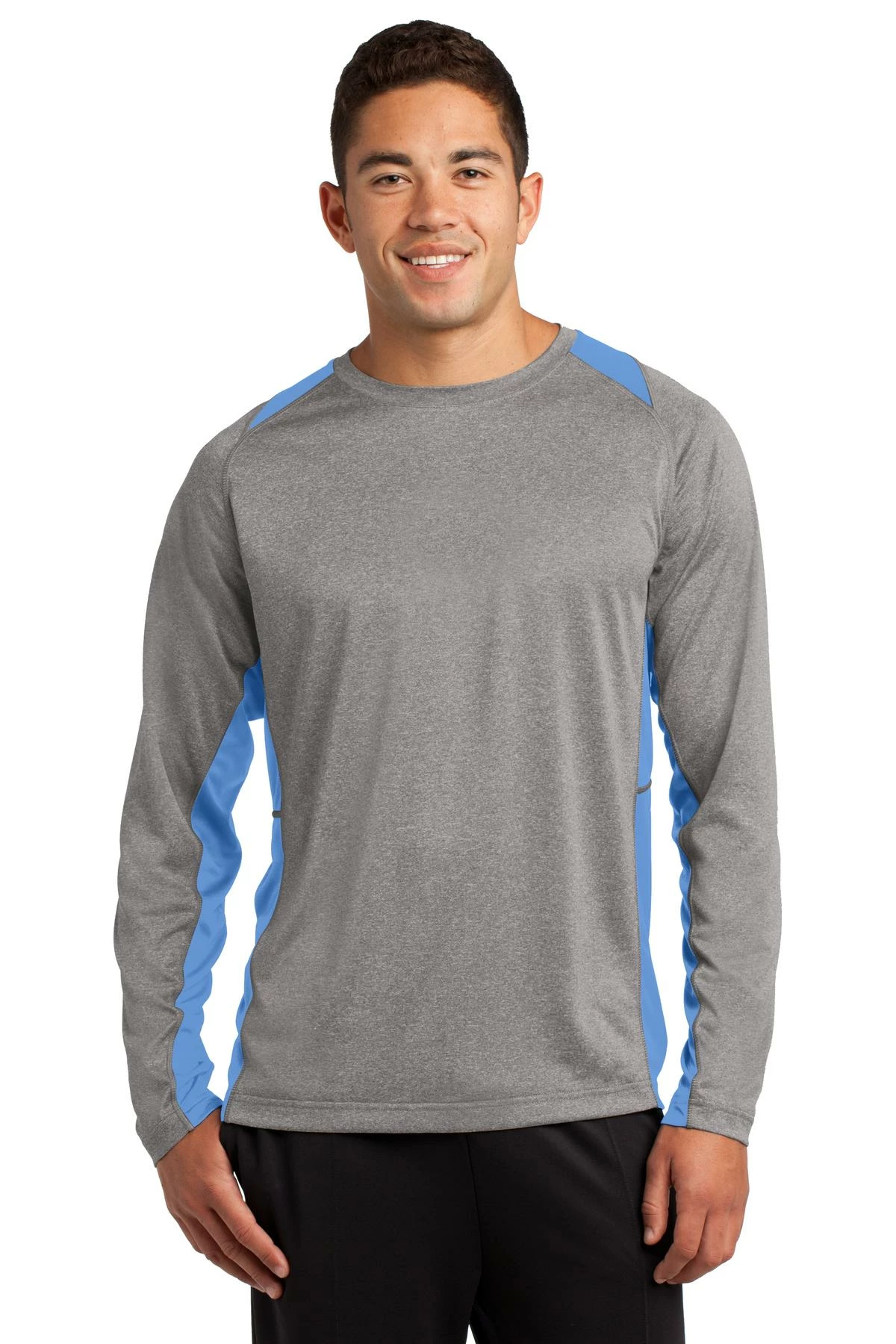 Unisex Long Sleeve Heather Colorblock Contender Tee 15 Unisex Long Sleeve Heather Colorblock Contender Tee - Image 13