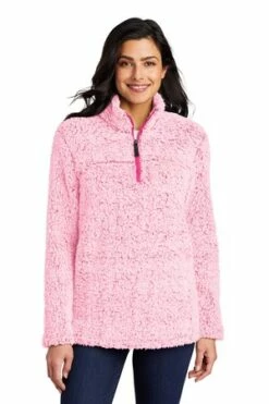 Ladies Cozy 1/4-Zip Fleece 21 Ladies Cozy 1/4-Zip Fleece -Jiffyshirts Store 5b3e95fb91e79e