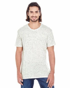 Unisex Men's Triblend Fleck Short-Sleeve T-Shirt