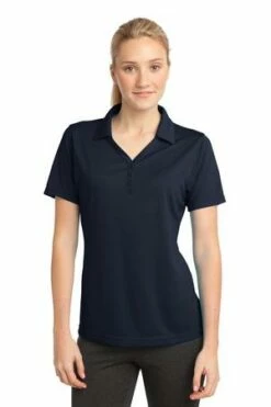 Ladies PosiCharge Micro-Mesh Polo -Jiffyshirts Store 5d54f4fccafff4