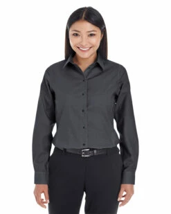 Ladies' Crown Woven Collection™ Royal Dobby Shirt -Jiffyshirts Store 5e460fb59e5904