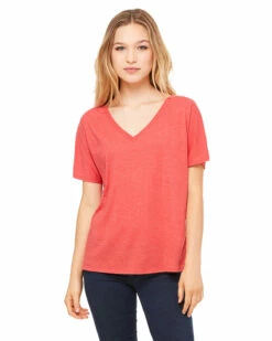 Ladies' Slouchy V-Neck T-Shirt -Jiffyshirts Store 5e8550a5ffd4de