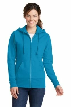 Ladies Core Fleece Full-Zip Hooded Sweatshirt 27 Ladies Core Fleece Full-Zip Hooded Sweatshirt -Jiffyshirts Store 603e15cf5ec46f