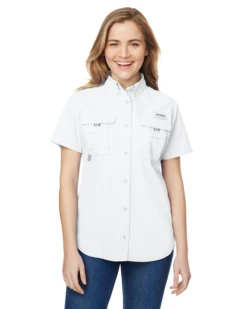 Columbia Ladies' Bahama™ Short-Sleeve Shirt 16 Columbia Ladies' Bahama™ Short-Sleeve Shirt -Jiffyshirts Store 609447415f7428