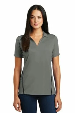 Ladies Contrast PosiCharge Tough Polo -Jiffyshirts Store 61013ae50263ec
