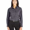 CrownLux Performance™ Ladies' Tonal Mini Check Shirt 1 CrownLux Performance™ Ladies' Tonal Mini Check Shirt -Jiffyshirts Store 61a5bd8fa0fadb