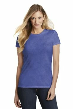 District Ladies' Fitted Perfect Tri Tee -Jiffyshirts Store 62a4f1d1154a6d