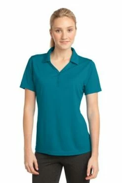 Ladies PosiCharge Micro-Mesh Polo -Jiffyshirts Store 62c2a59db8696f
