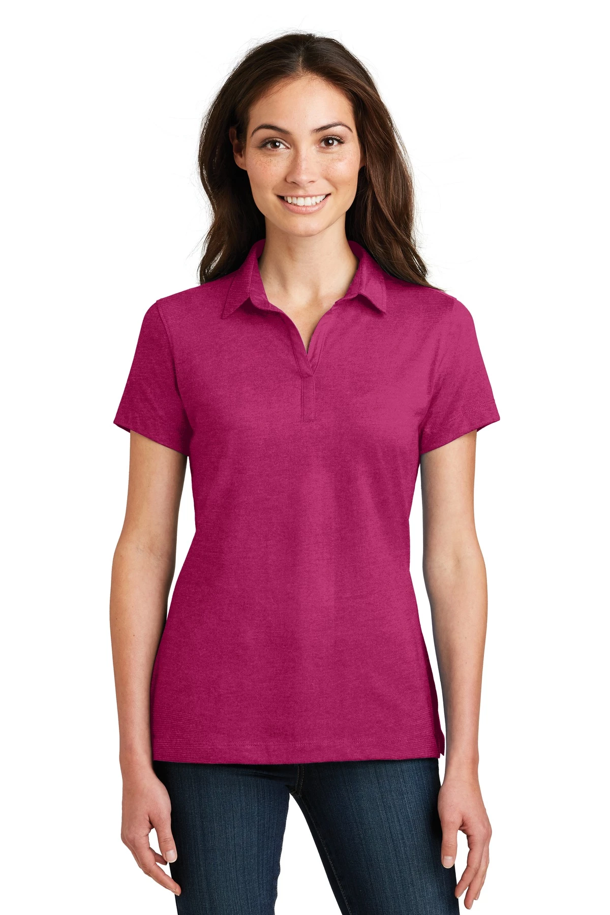Ladies Meridian Cotton Blend Polo 3 Ladies Meridian Cotton Blend Polo