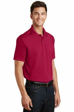 Poly-Charcoal Blend Pique Polo -Jiffyshirts Store 643555f6e8803b
