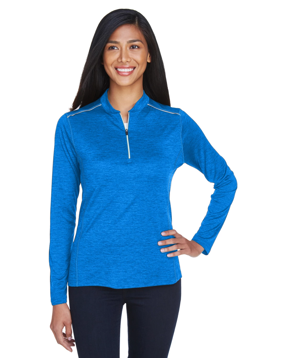 Ladies' Kinetic Performance Quarter-Zip 6 Ladies' Kinetic Performance Quarter-Zip - Image 4