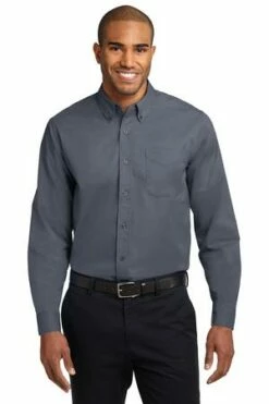 Extended Size Long Sleeve Easy Care Shirt -Jiffyshirts Store 65f8bc47183563