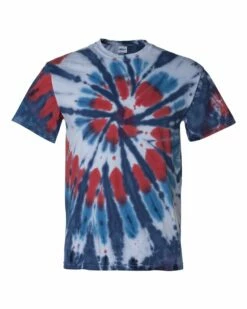 Unisex Multi-Color Cut-Spiral Short Sleeve T-Shirt