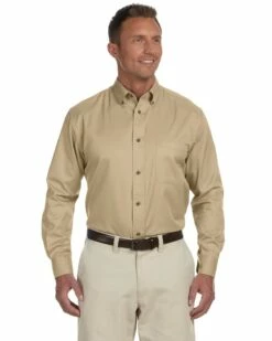 Men's Tall Easy Blend™ Long-Sleeve Twill Shirt With Stain-Release 17 Men's Tall Easy Blend™ Long-Sleeve Twill Shirt With Stain-Release -Jiffyshirts Store 673fd82207b60a
