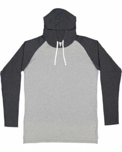 Men's Hooded Raglan Long Sleeve Fine Jersey T-Shirt 24 Men's Hooded Raglan Long Sleeve Fine Jersey T-Shirt -Jiffyshirts Store 6765444d15c37f