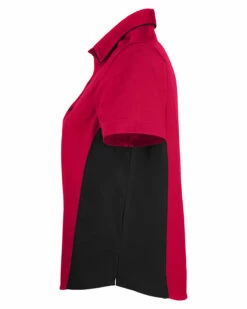 Ladies' Flash IL Colorblock Short Sleeve Shirt -Jiffyshirts Store 682481585ad076