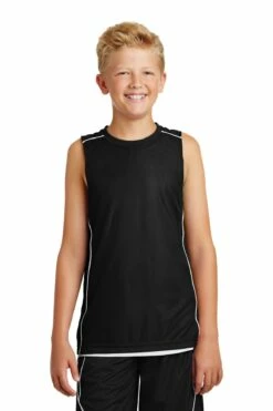 Youth Unisex PosiCharge Mesh Reversible Sleeveless Tee 15 Youth Unisex PosiCharge Mesh Reversible Sleeveless Tee -Jiffyshirts Store 68ac5562a274b5