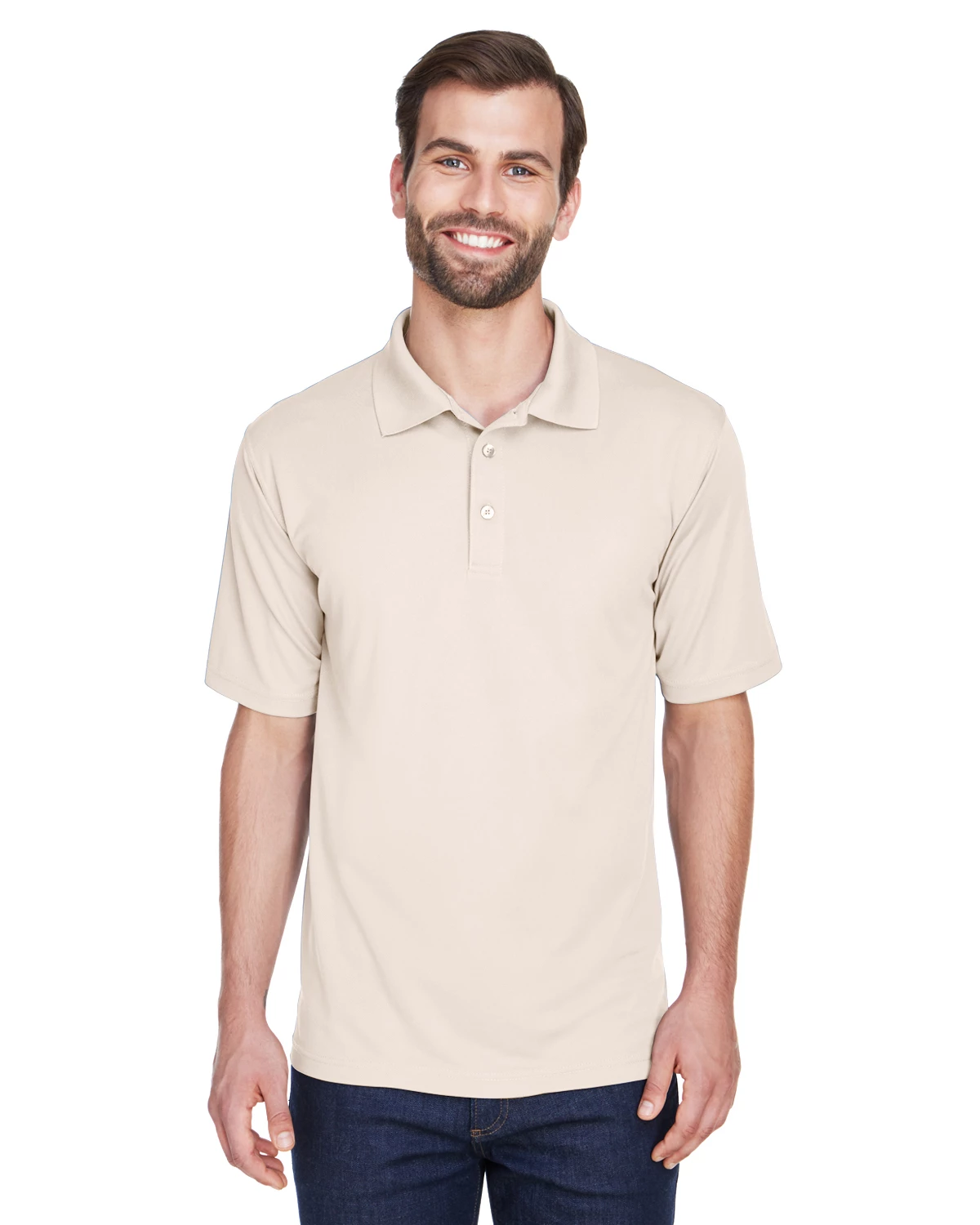 Men's Cool & Dry Mesh Piqué Polo 7 Men's Cool & Dry Mesh Piqué Polo - Image 5
