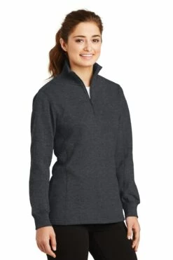 Ladies 1/4-Zip Sweatshirt -Jiffyshirts Store 6c3d036b49487b