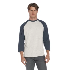Platinum Men's Tri-Blend 3/4 Sleeve Raglan Tee 29 Platinum Men's Tri-Blend 3/4 Sleeve Raglan Tee -Jiffyshirts Store 6cb6e578450e71