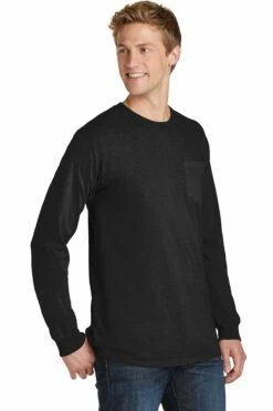 Unisex Beach Wash Garment-Dyed Long Sleeve Pocket Tee -Jiffyshirts Store 6d2b20582fd265