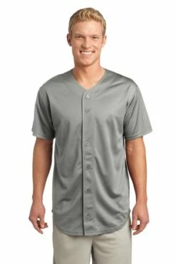 Unisex PosiCharge Tough Mesh Full-Button Jersey 22 Unisex PosiCharge Tough Mesh Full-Button Jersey -Jiffyshirts Store 6fd31c014af983