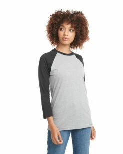Next Level Unisex CVC 3/4 Sleeve Raglan Baseball T-Shirt -Jiffyshirts Store 7035d624e80ce2