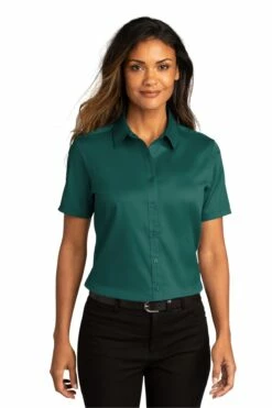 Ladies Short Sleeve SuperPro React ™ Twill Shirt 33 Ladies Short Sleeve SuperPro React ™ Twill Shirt -Jiffyshirts Store 70e858ff6453a8
