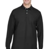 Men's Pima Piqué Long-Sleeve Polo 2 Men's Pima Piqué Long-Sleeve Polo -Jiffyshirts Store 713e787fa32b2e