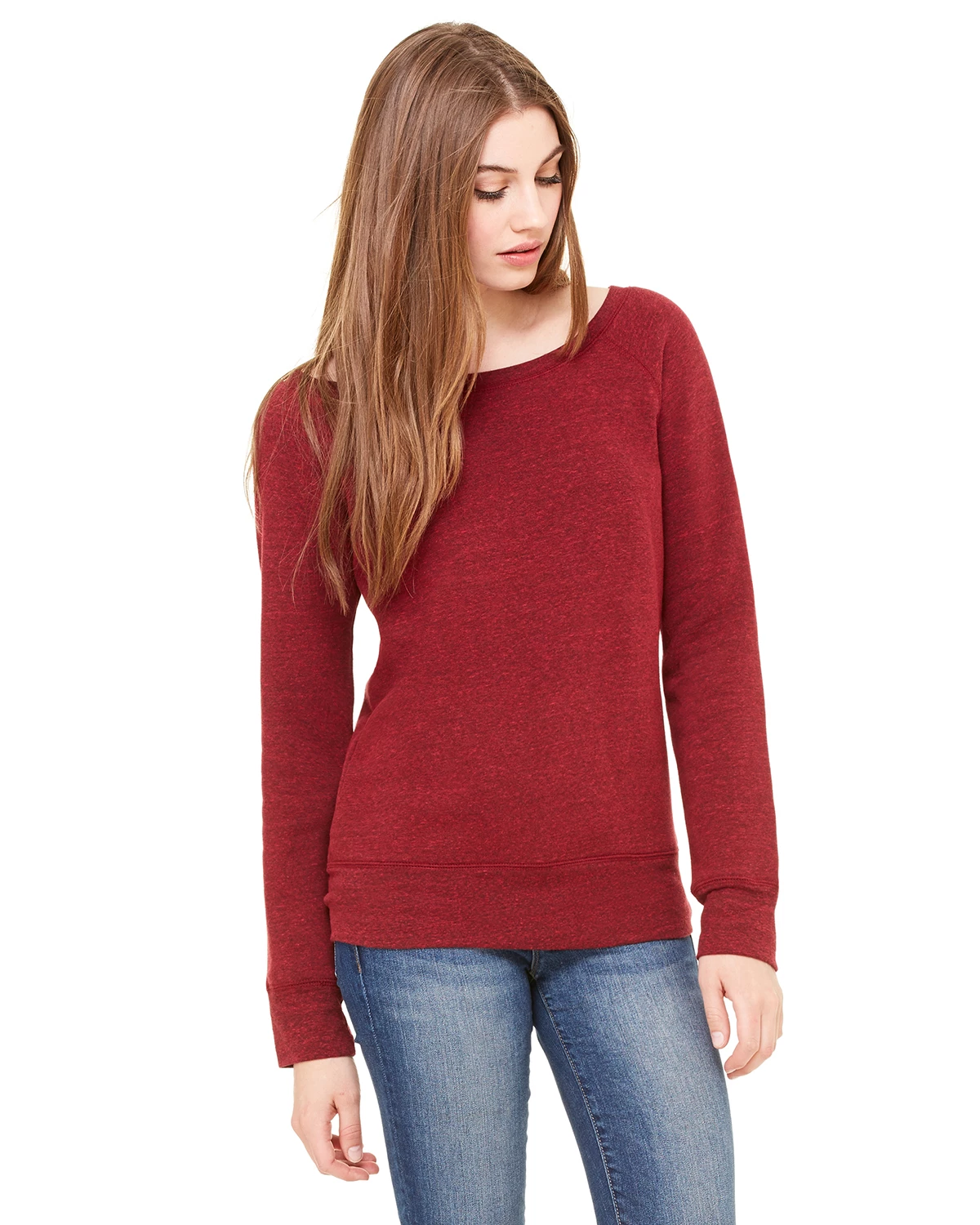 Ladies' Sponge Fleece Wide Neck Sweatshirt 19 Ladies' Sponge Fleece Wide Neck Sweatshirt - Image 17