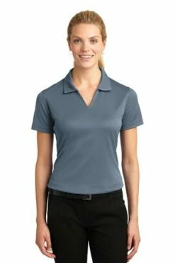 Ladies Dri-Mesh V-Neck Polo -Jiffyshirts Store 71c95f25b80bc4