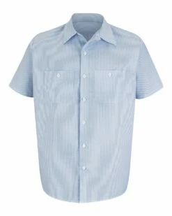 Unisex Industrial Stripe Work Shirt