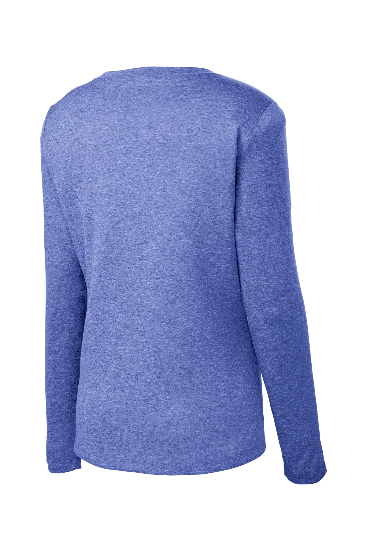 Ladies Long Sleeve Heather Contender V-Neck Tee 6 Ladies Long Sleeve Heather Contender V-Neck Tee - Image 4