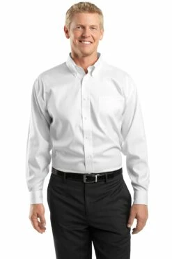 Tall Non-Iron Pinpoint Oxford Shirt -Jiffyshirts Store 7349c3b29fb6ea