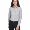 Ladies' Crown Woven Collection™ Glen Plaid -Jiffyshirts Store 73536108335d4e