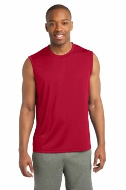 Men's Sleeveless PosiCharge Competitor Tee -Jiffyshirts Store 73c75c1f6aa26b