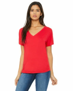 Ladies' Slouchy V-Neck T-Shirt -Jiffyshirts Store 740e9918f4a649