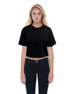 Ladies' Boyfriend Crop T-Shirt -Jiffyshirts Store 74629aa307e005