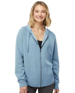 Women's California Wave Wash Full-Zip Hooded Sweatshirt 21 Women's California Wave Wash Full-Zip Hooded Sweatshirt -Jiffyshirts Store 74cb9589c48274