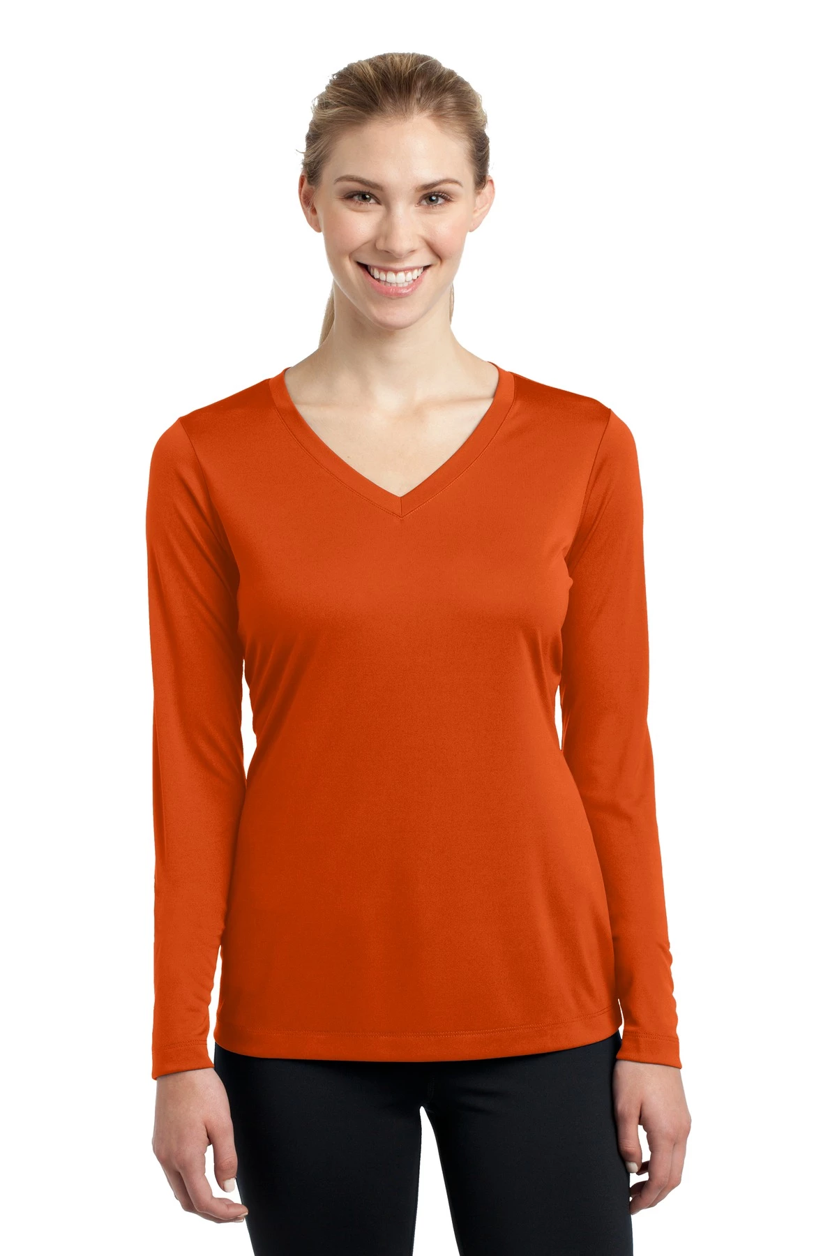Ladies Long Sleeve PosiCharge Competitor V-Neck Tee 11 Ladies Long Sleeve PosiCharge Competitor V-Neck Tee - Image 9