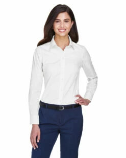 Ladies' Crown Woven Collection™ Solid Oxford