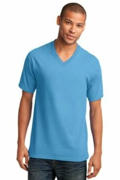 Adult Unisex Core Cotton V-Neck Tee -Jiffyshirts Store 759431ccbe1bcf