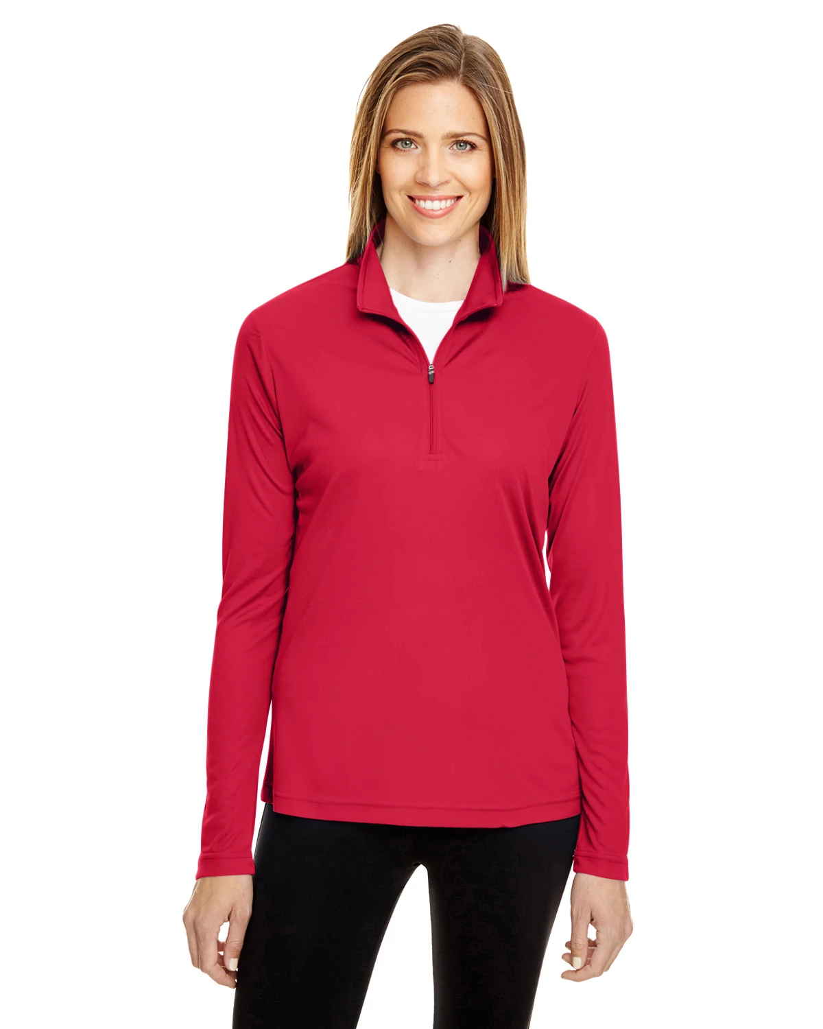 Ladies' Zone Performance Quarter-Zip 10 Ladies' Zone Performance Quarter-Zip - Image 8