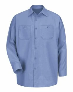 Industrial Long Sleeve Work Shirt -Jiffyshirts Store 76cf99988ac876