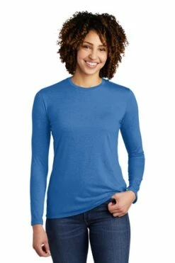 Women's Tri-Blend Long Sleeve Tee -Jiffyshirts Store 76fd653645c1de