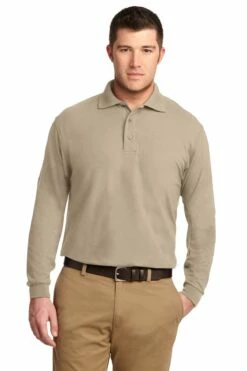 Silk Touch Long Sleeve Polo 20 Silk Touch Long Sleeve Polo -Jiffyshirts Store 774b4cc759f60d