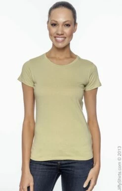 Ladies' 4.4 Oz., 100% Organic Cotton Classic Short-Sleeve T-Shirt -Jiffyshirts Store 781C9D77D11CD9