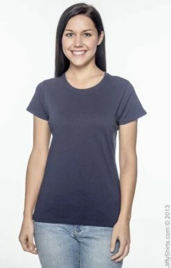 Ladies' 4.4 Oz., 100% Organic Cotton Classic Short-Sleeve T-Shirt -Jiffyshirts Store 782C4736D097C6